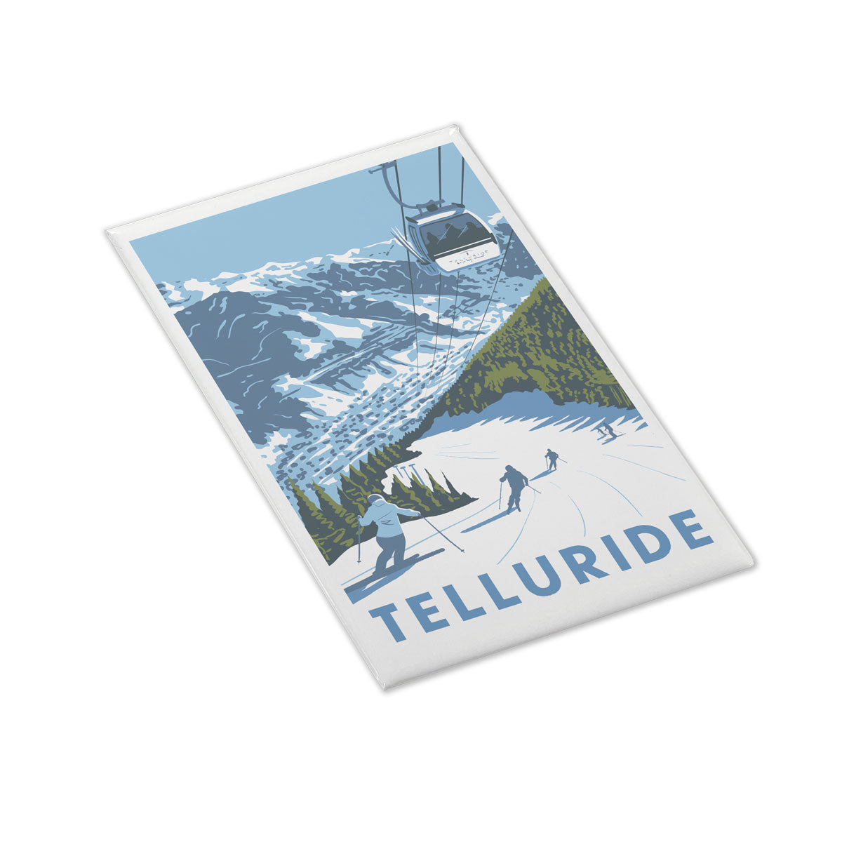 Ski Telluride Hard Magnet