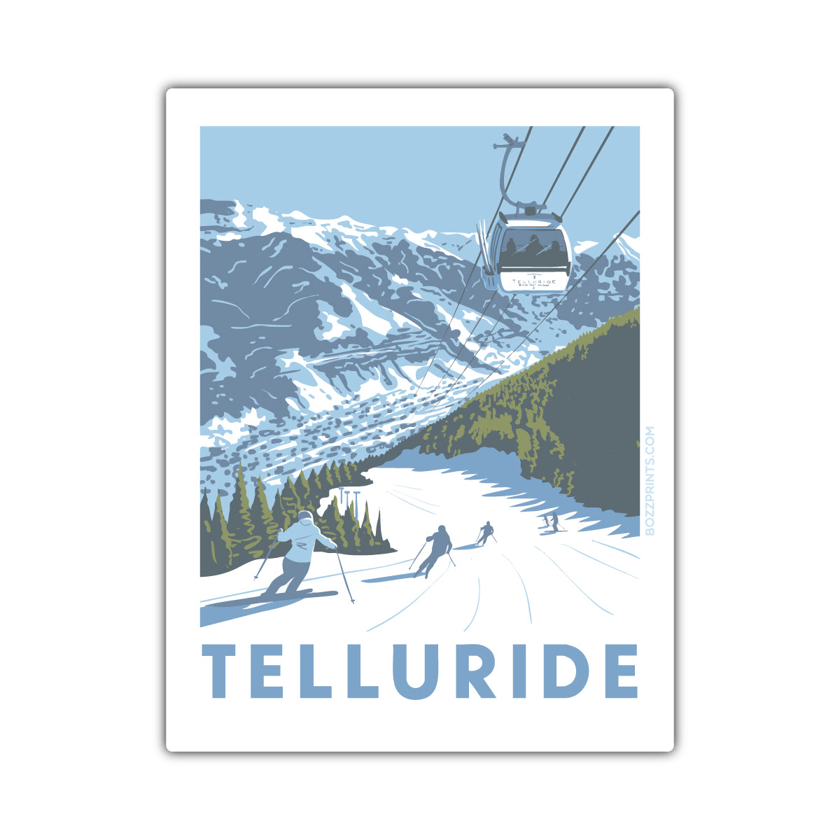 Ski Telluride Sticker