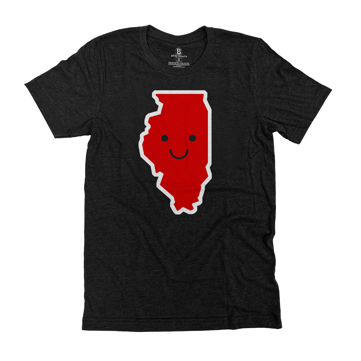 Illinois Smiley Face T-Shirt