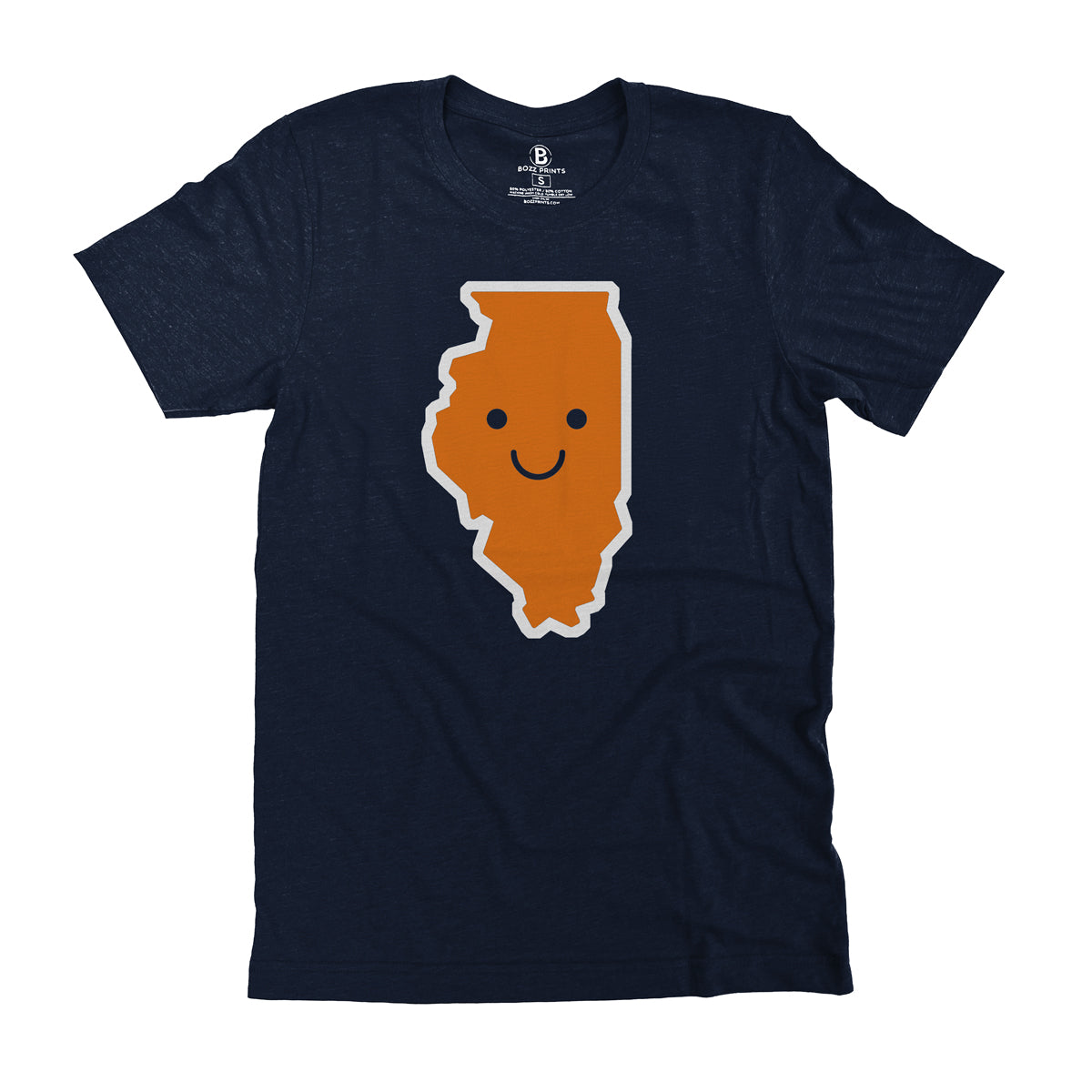 Illinois Smiley Face T-Shirt