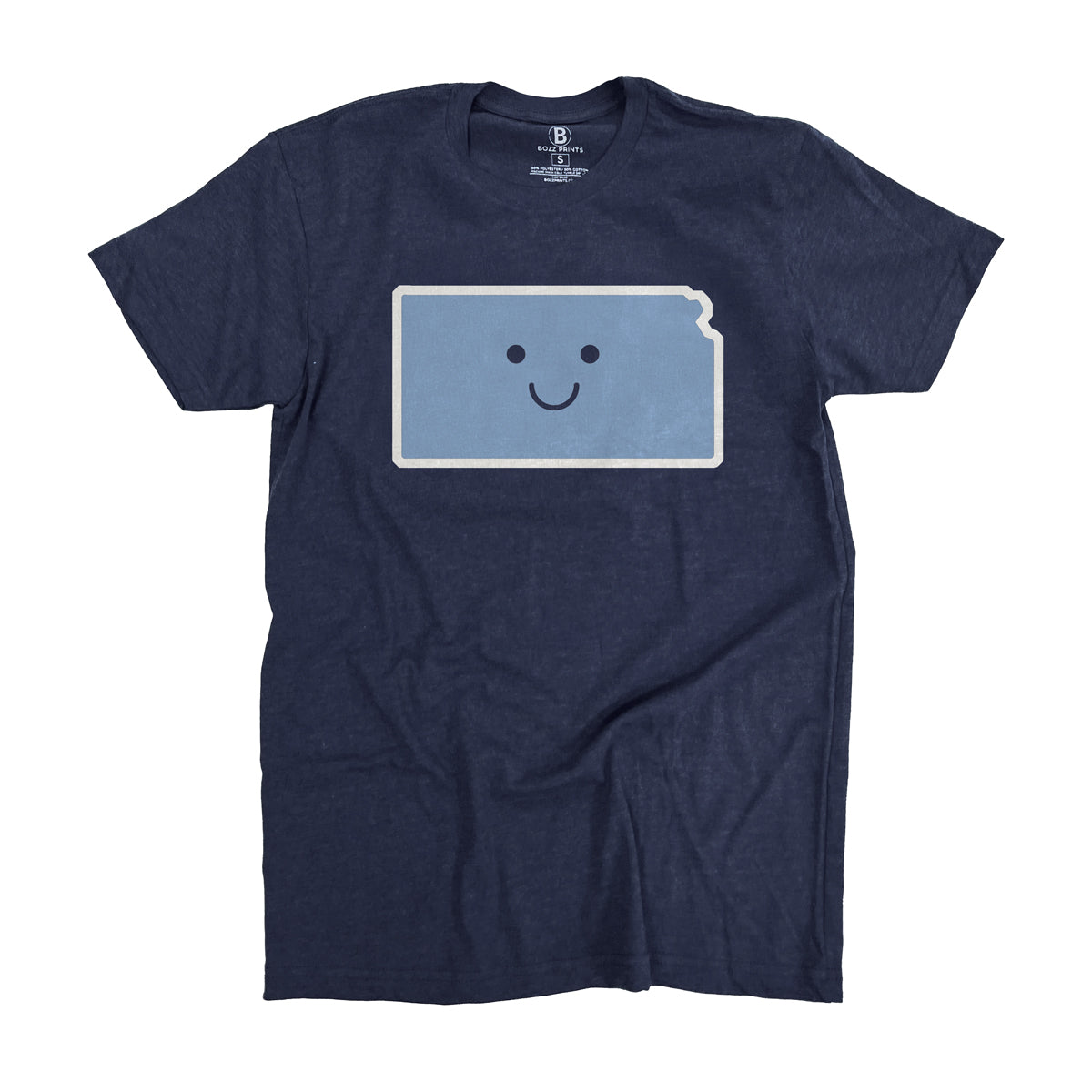 Kansas Smiley Face T-Shirt