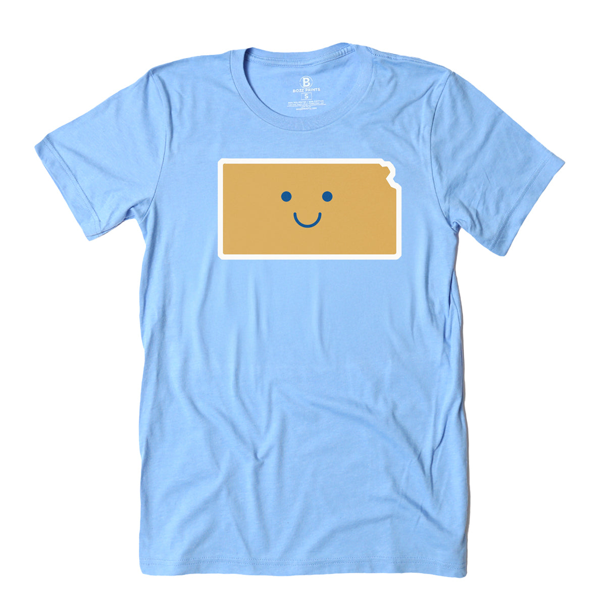 Kansas Smiley Face T-Shirt