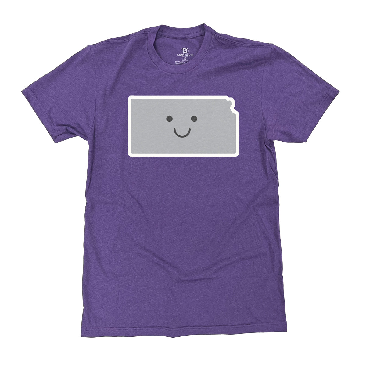 Kansas Smiley Face T-Shirt