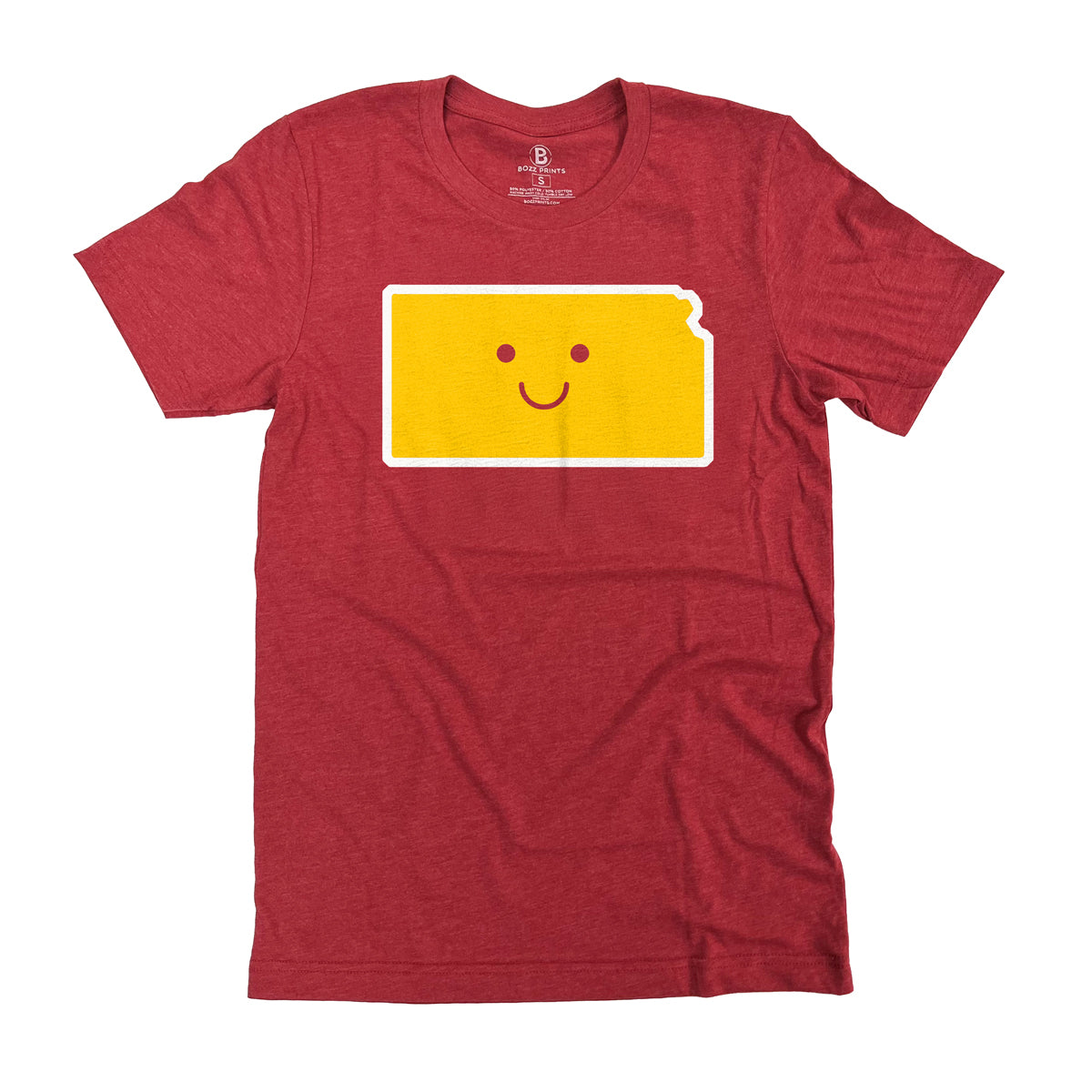 Kansas Smiley Face T-Shirt