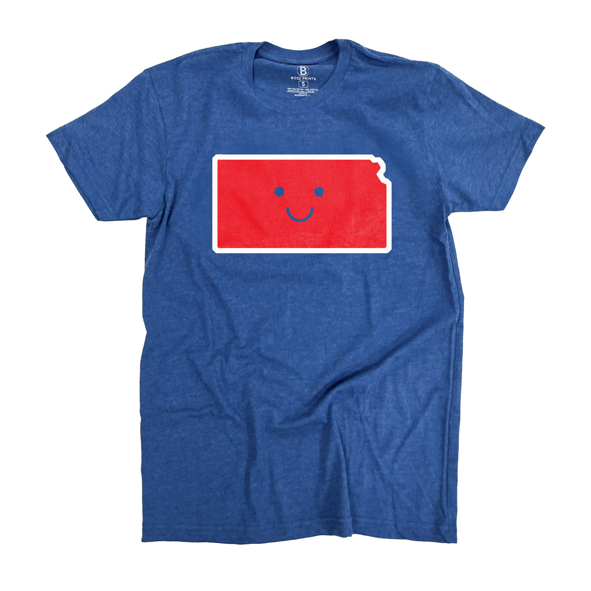 Kansas Smiley Face T-Shirt