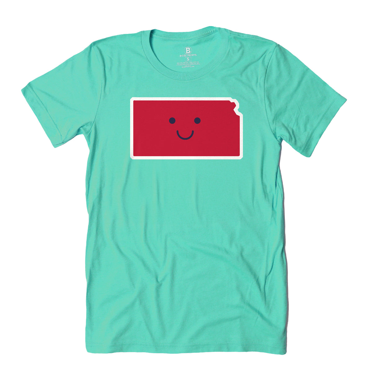 Kansas Smiley Face T-Shirt