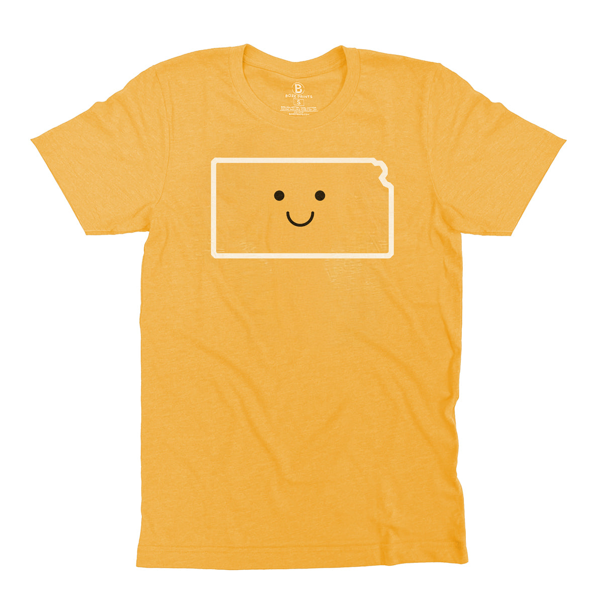Kansas Smiley Face T-Shirt