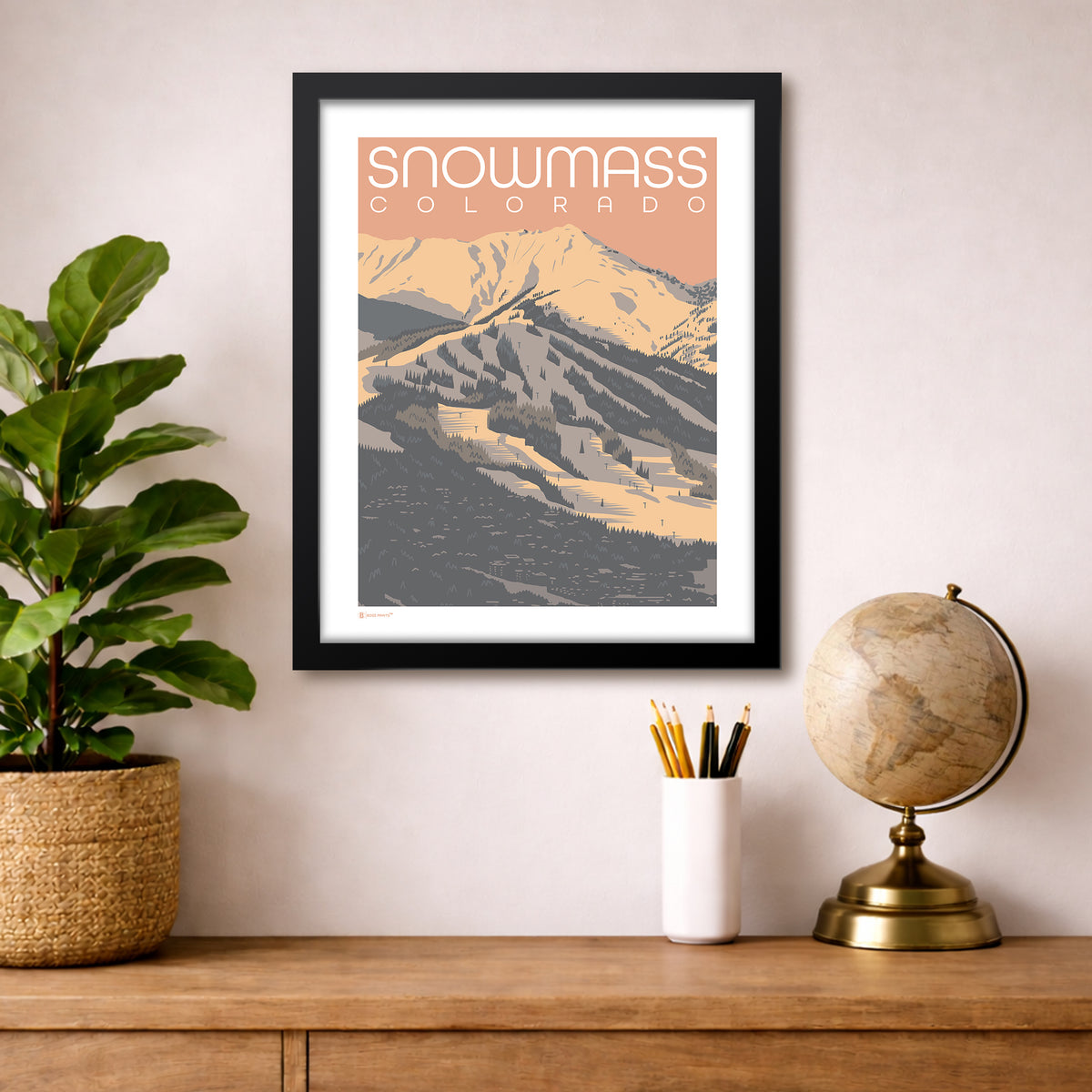 Snowmass Village Print