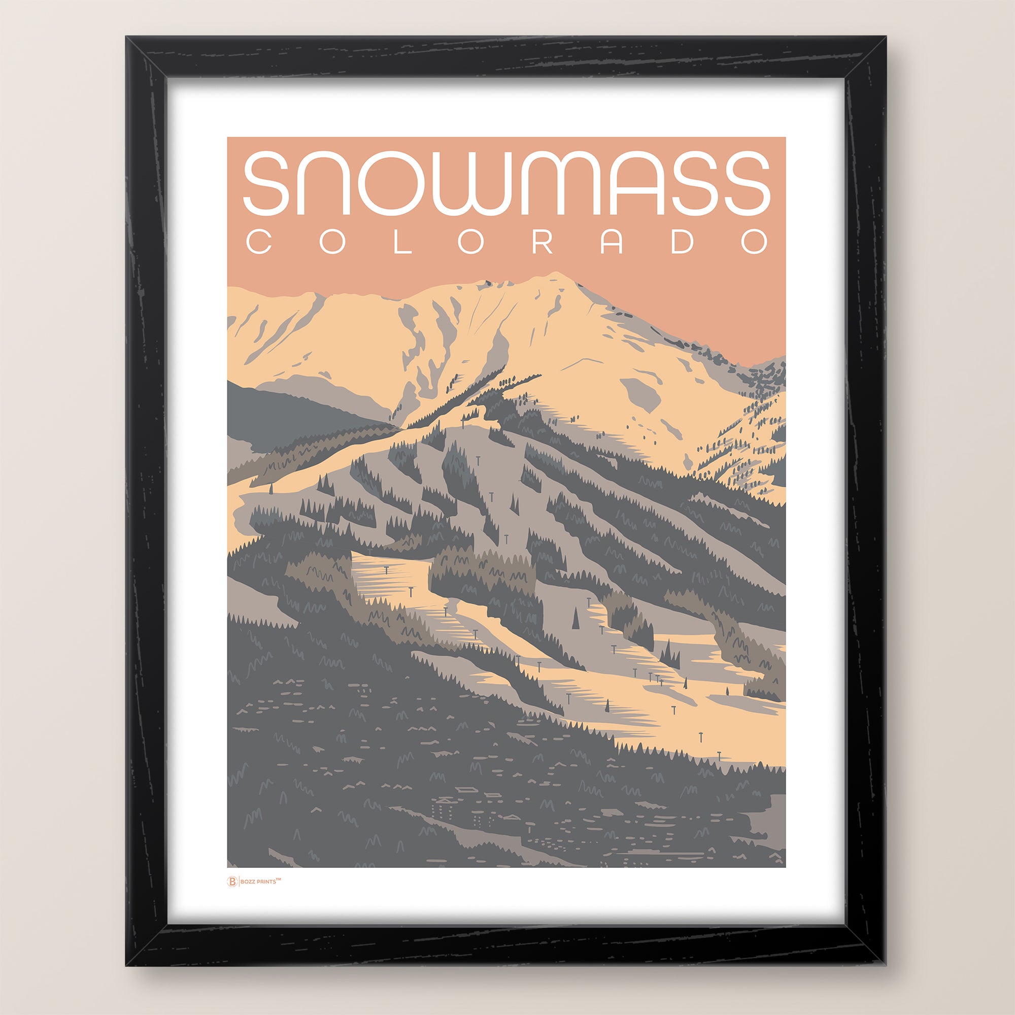 Snowmass Village Colorado Art Print - Bozz Prints