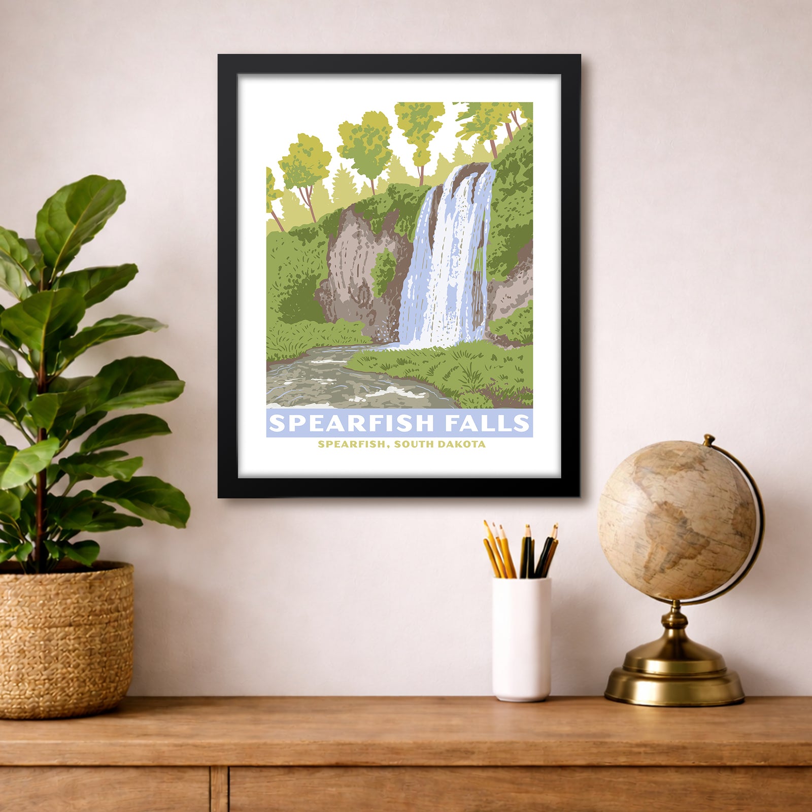 Spearfish Falls Print