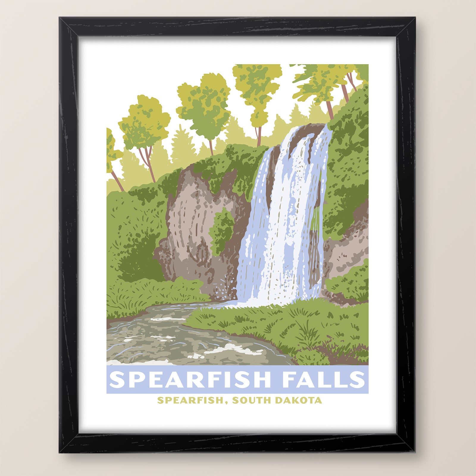 Spearfish Falls Print