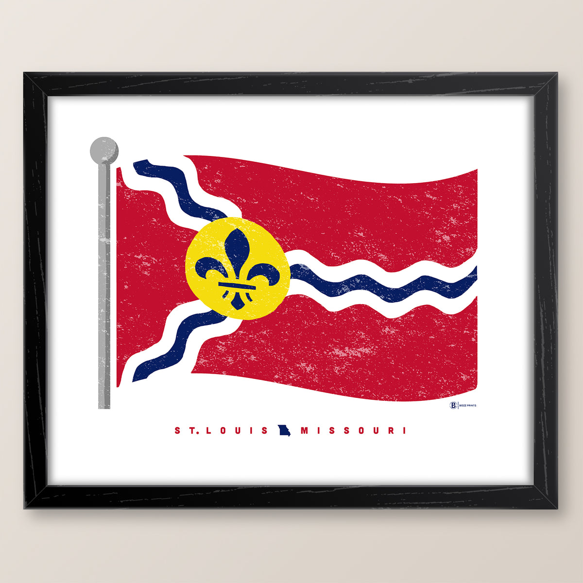 St. Louis Flag Print