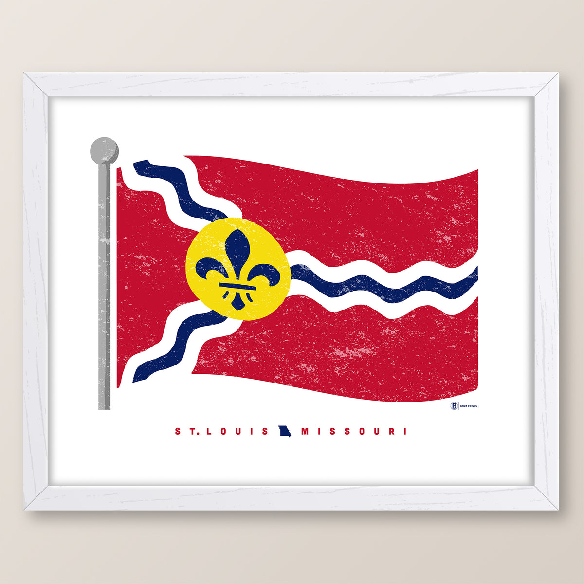 St. Louis Flag Print