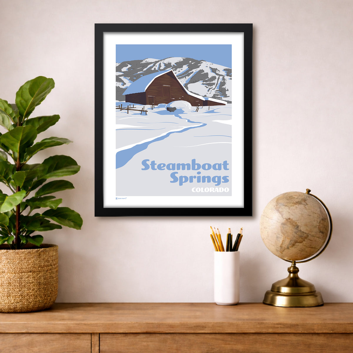 Steamboat Springs Barn Print