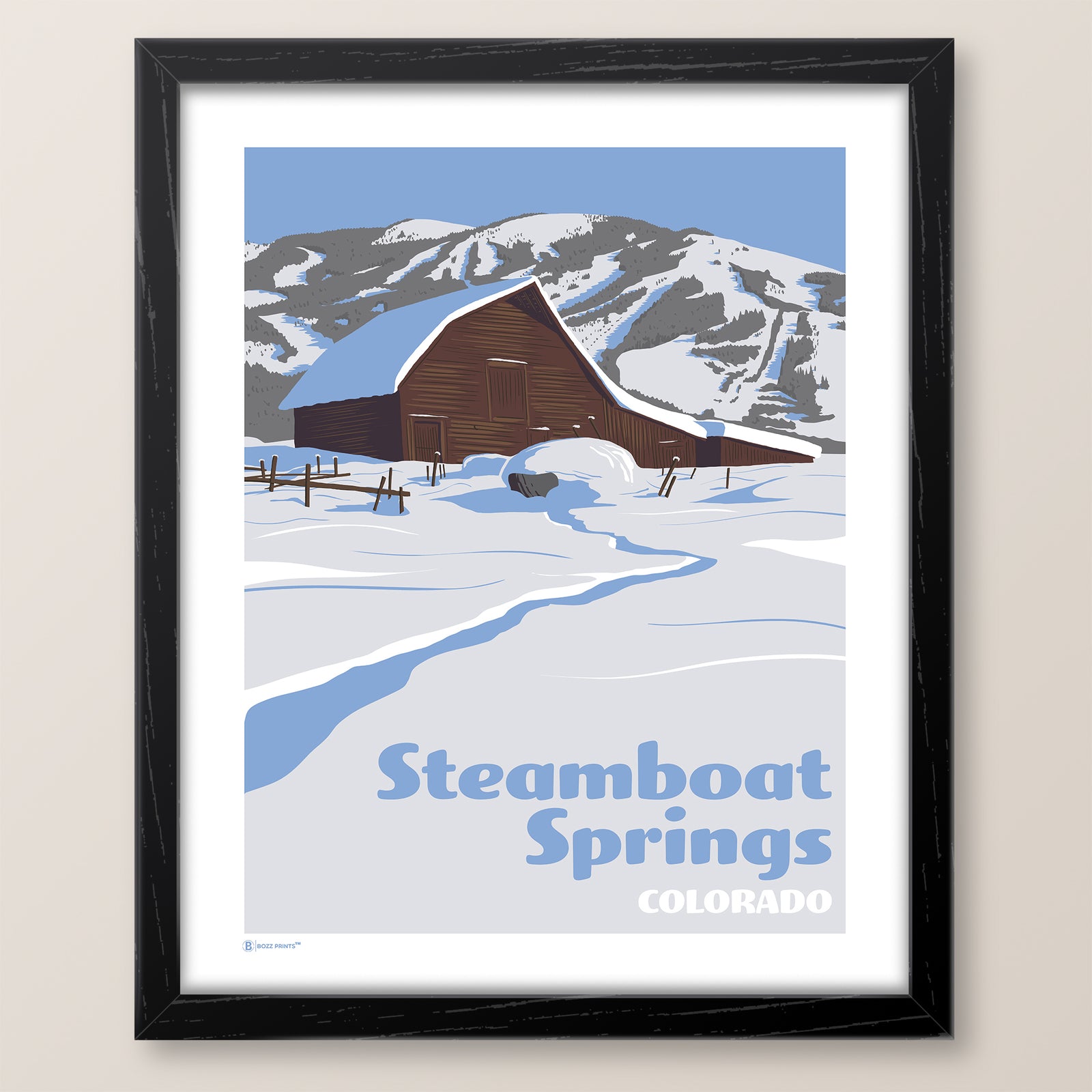 Steamboat Springs Barn Print