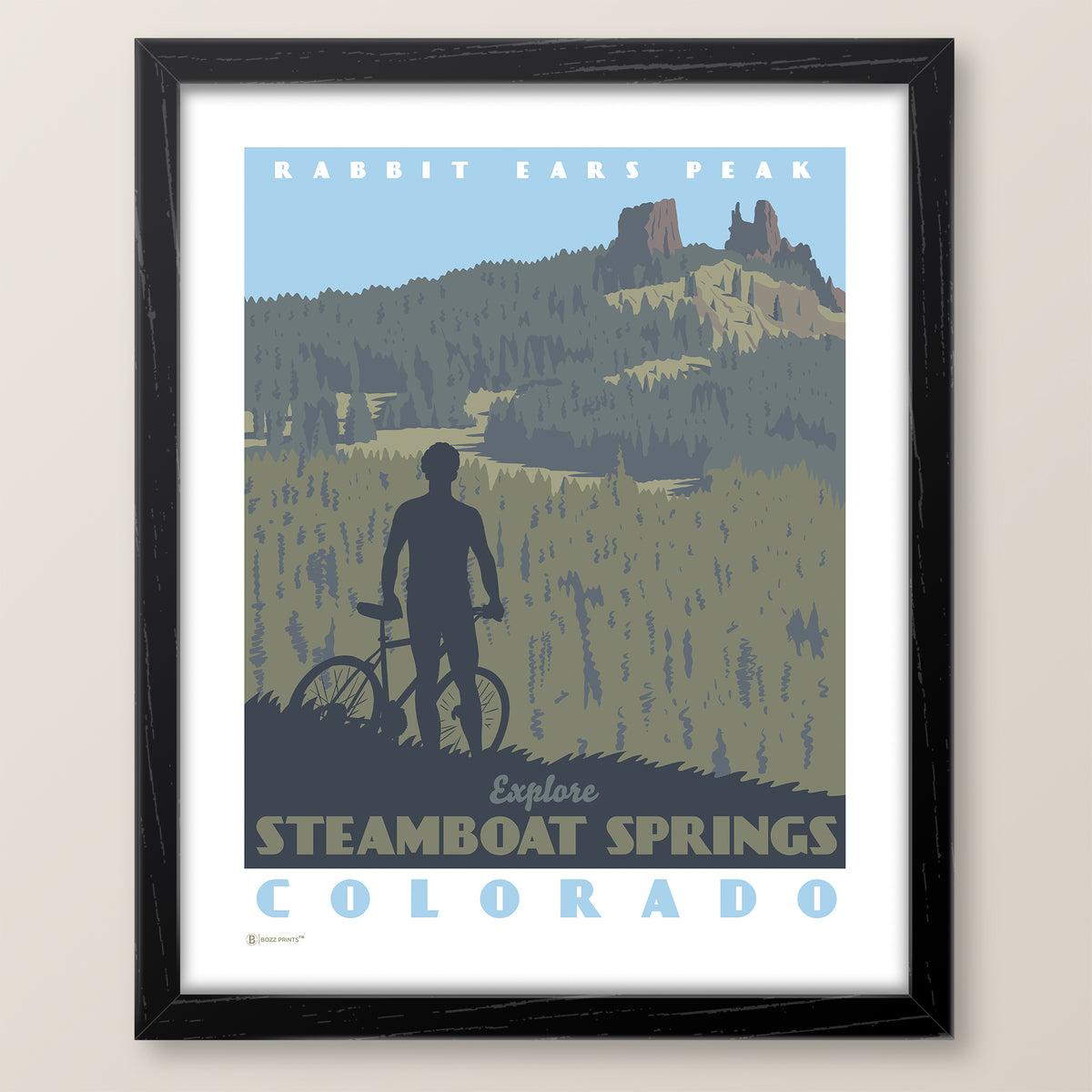 Steamboat Springs Rabbit Ears Peak Print