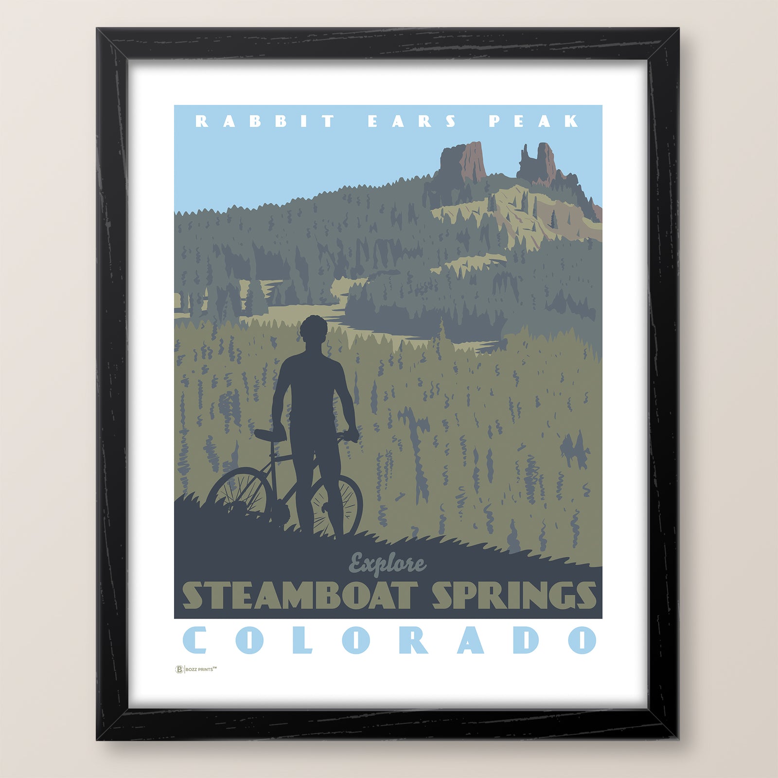 Steamboat Springs Rabbit Ears Peak Print