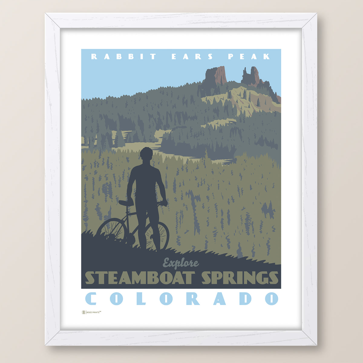 Steamboat Springs Rabbit Ears Peak Print