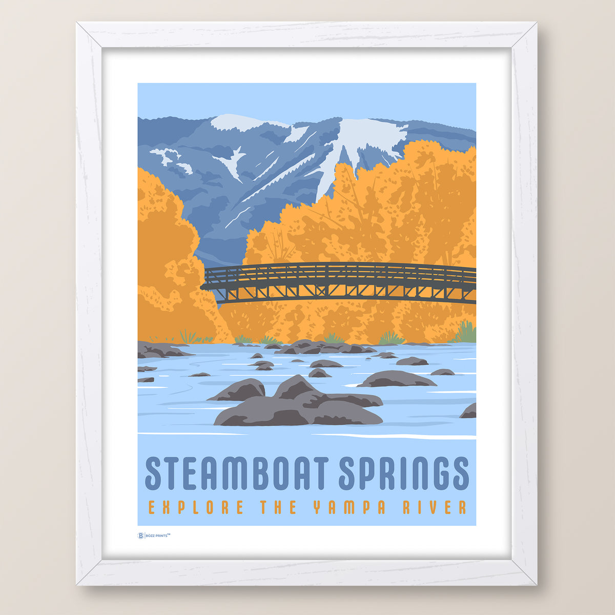 Steamboat Springs Yampa River Print