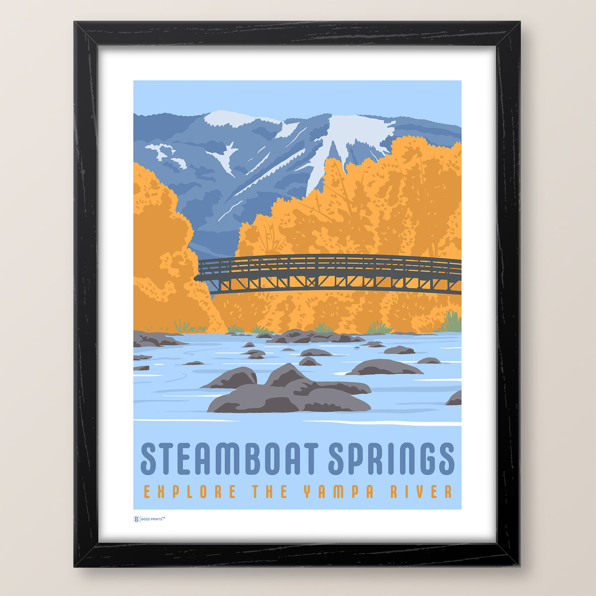 Steamboat Springs Yampa River Print