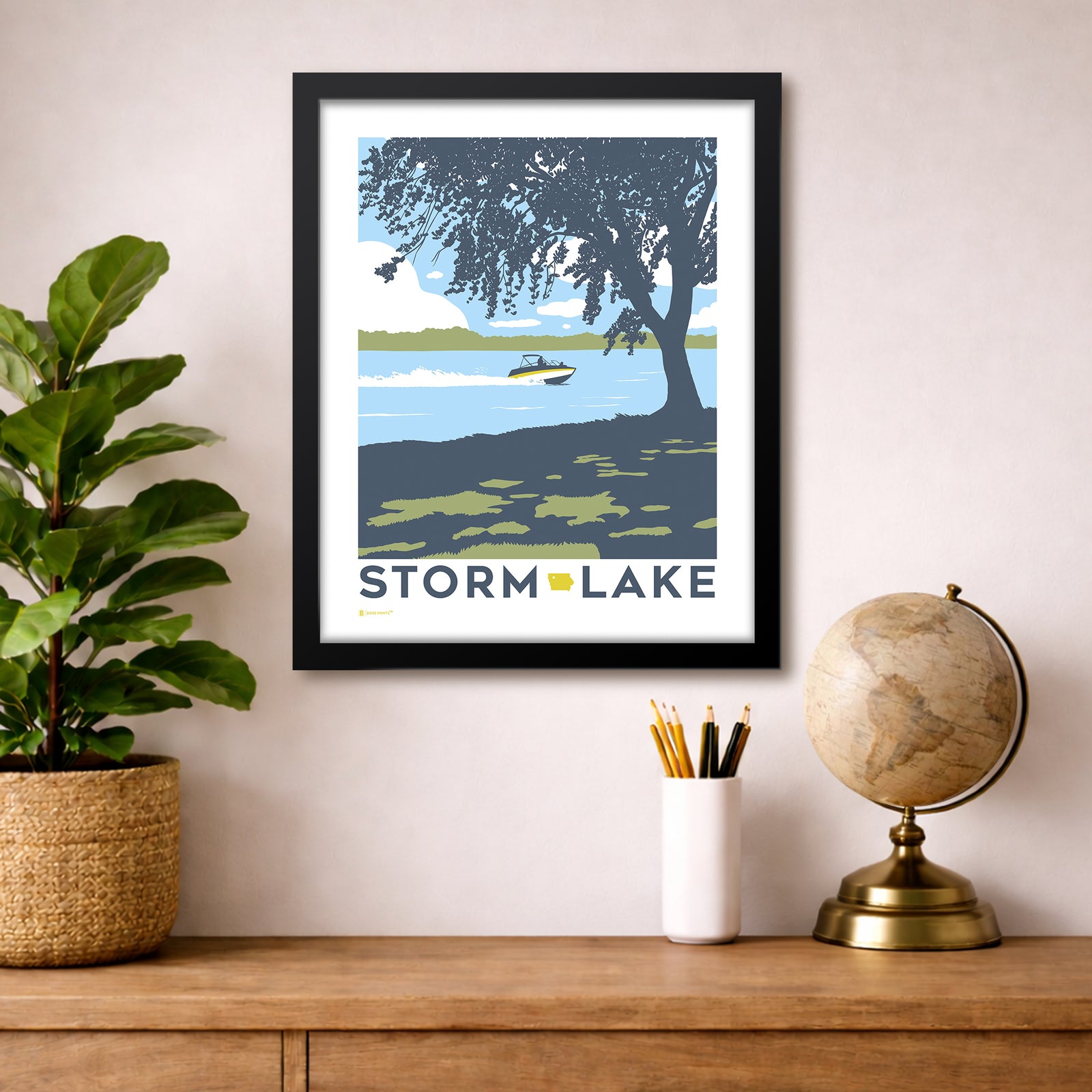 Storm Lake Print