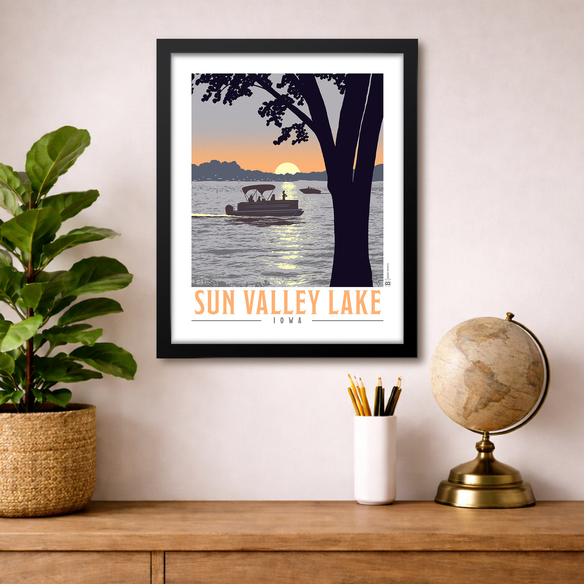 Sun Valley Lake Print