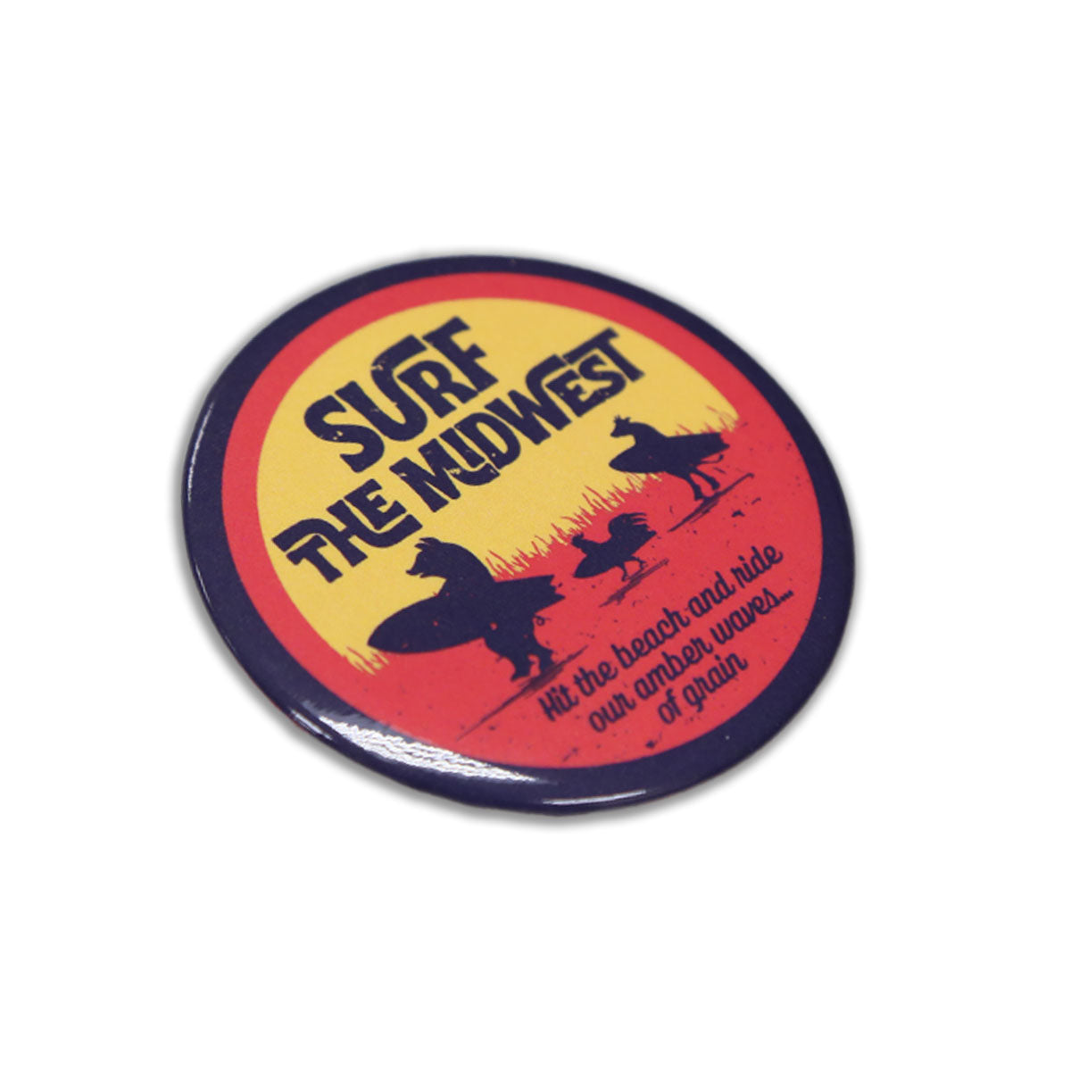 Surf The Midwest Hard Magnet