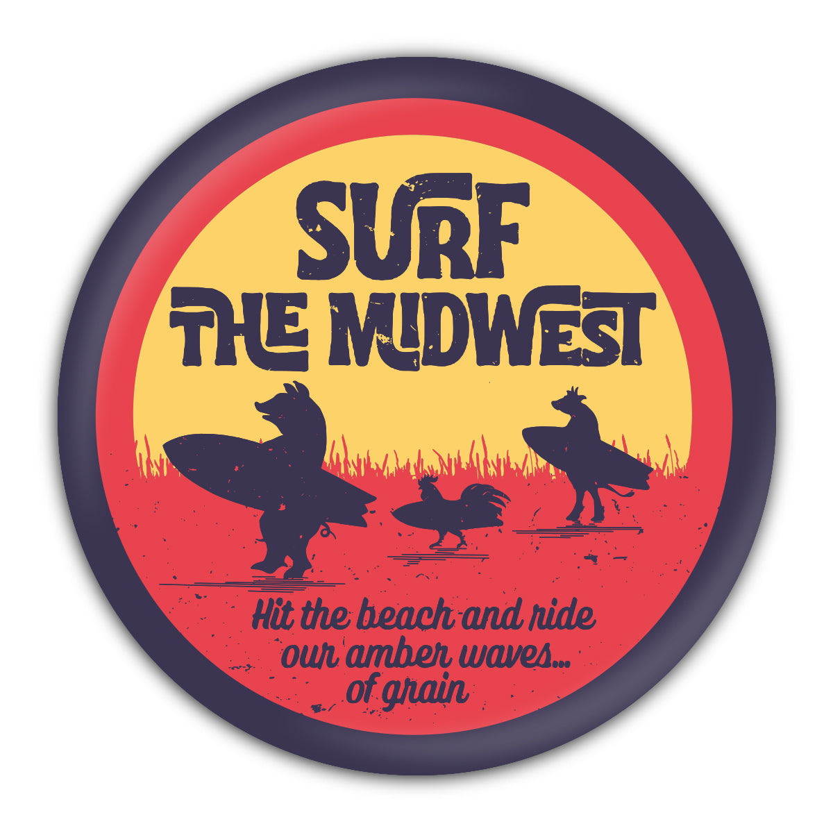 Surf the Midwest Round Coaster