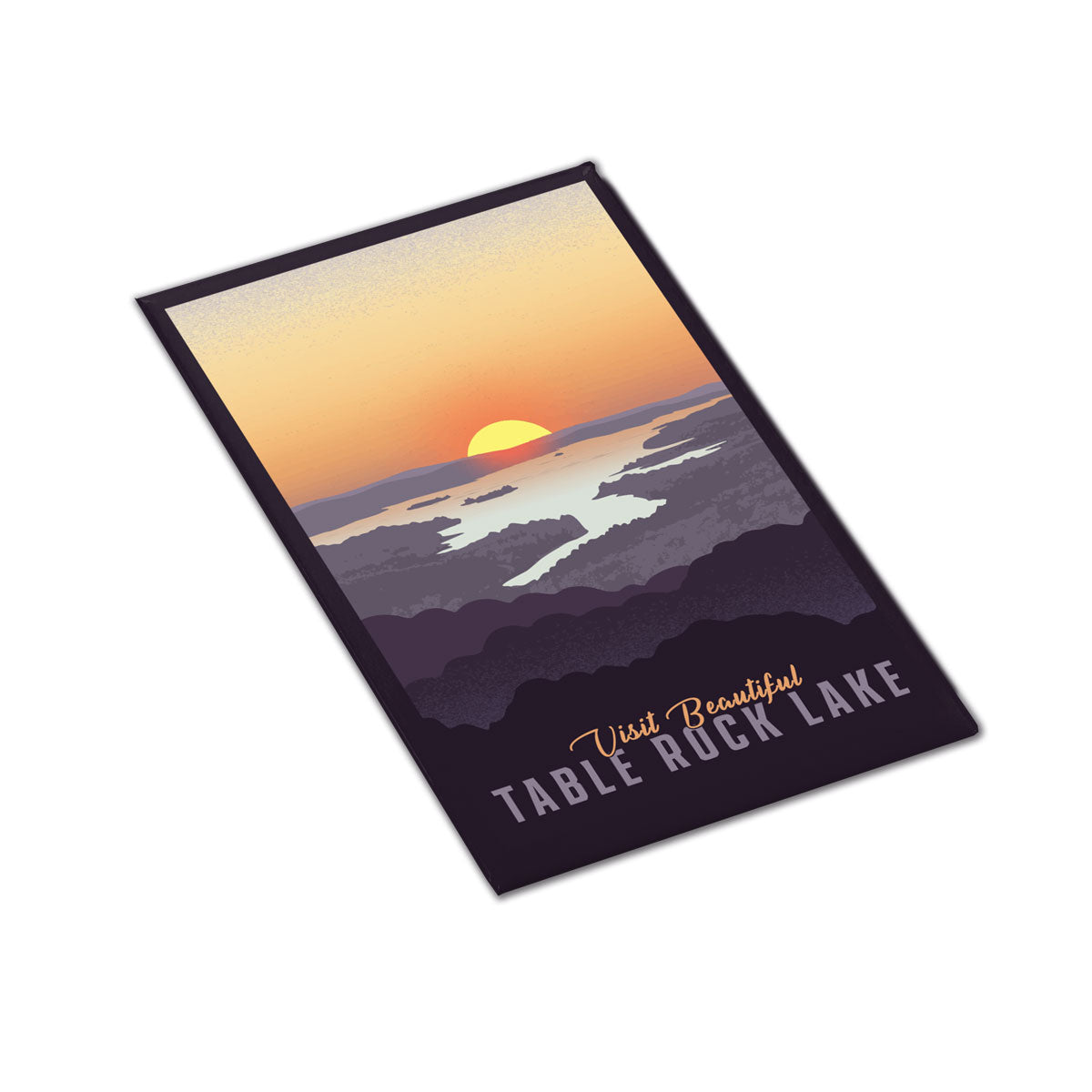 Table Rock Lake Sunset Hard Magnet