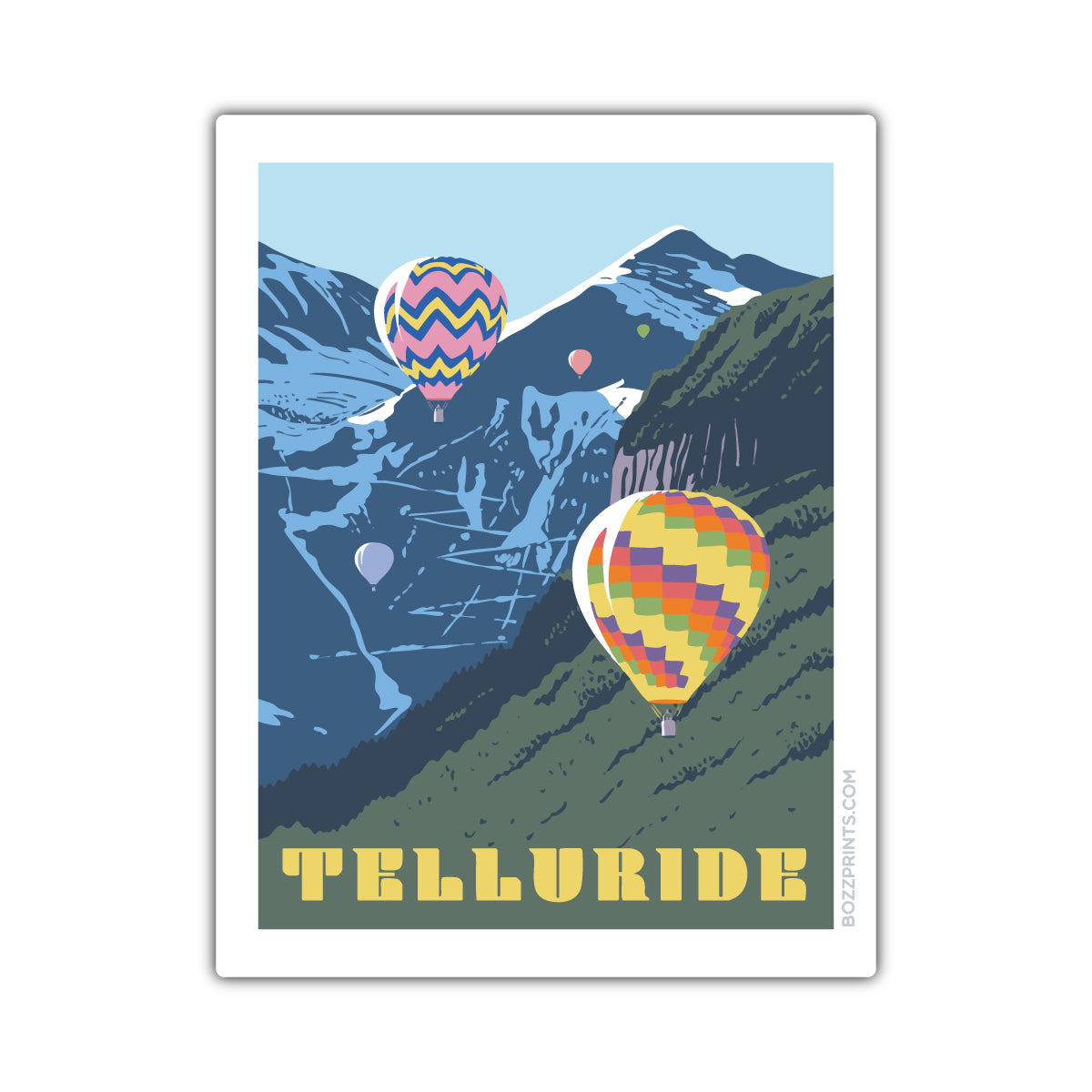 Telluride Balloon Festival Sticker