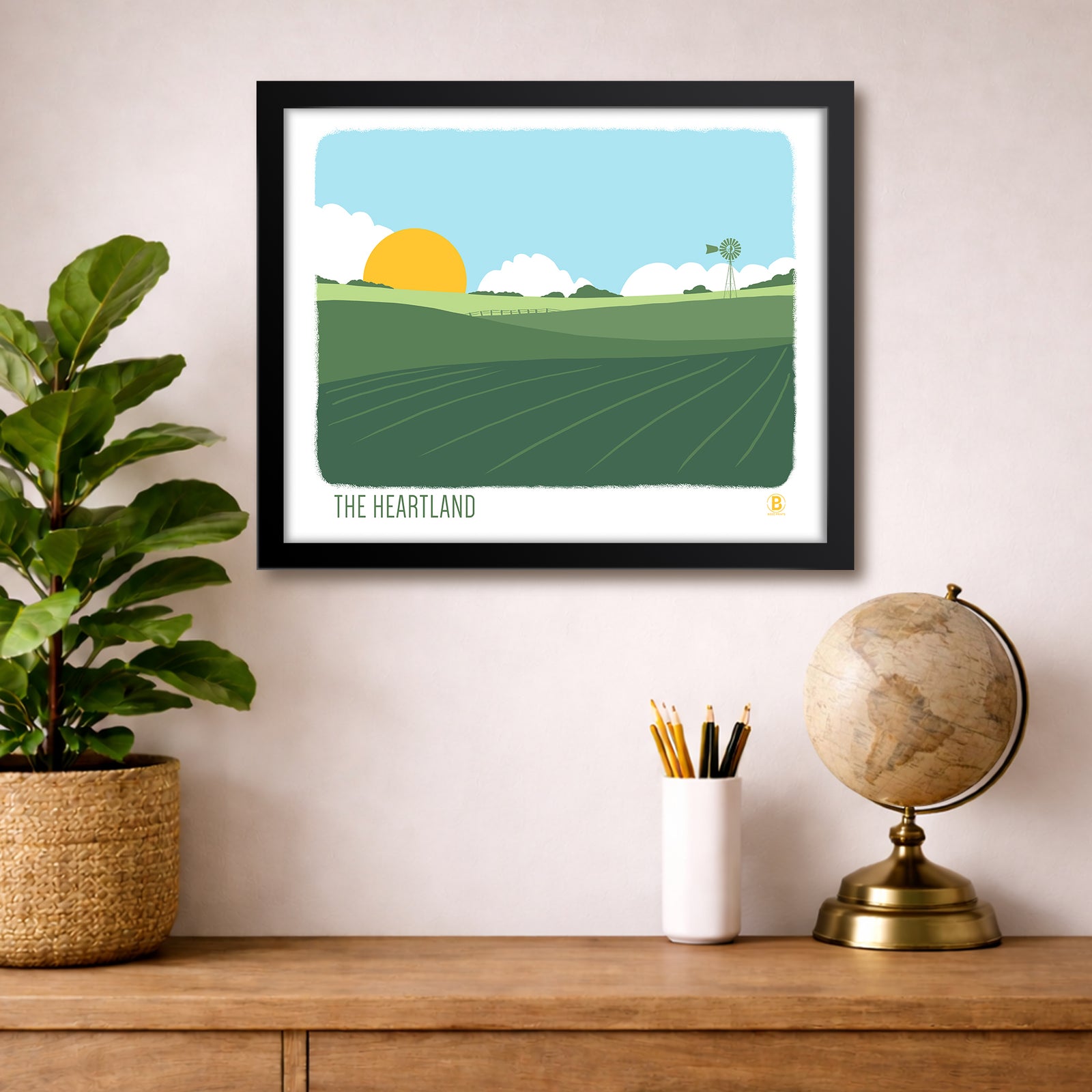 The Heartland Print