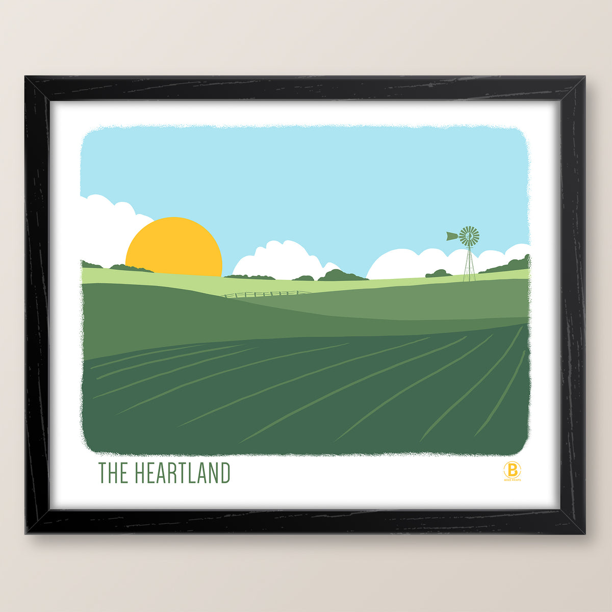 The Heartland Print
