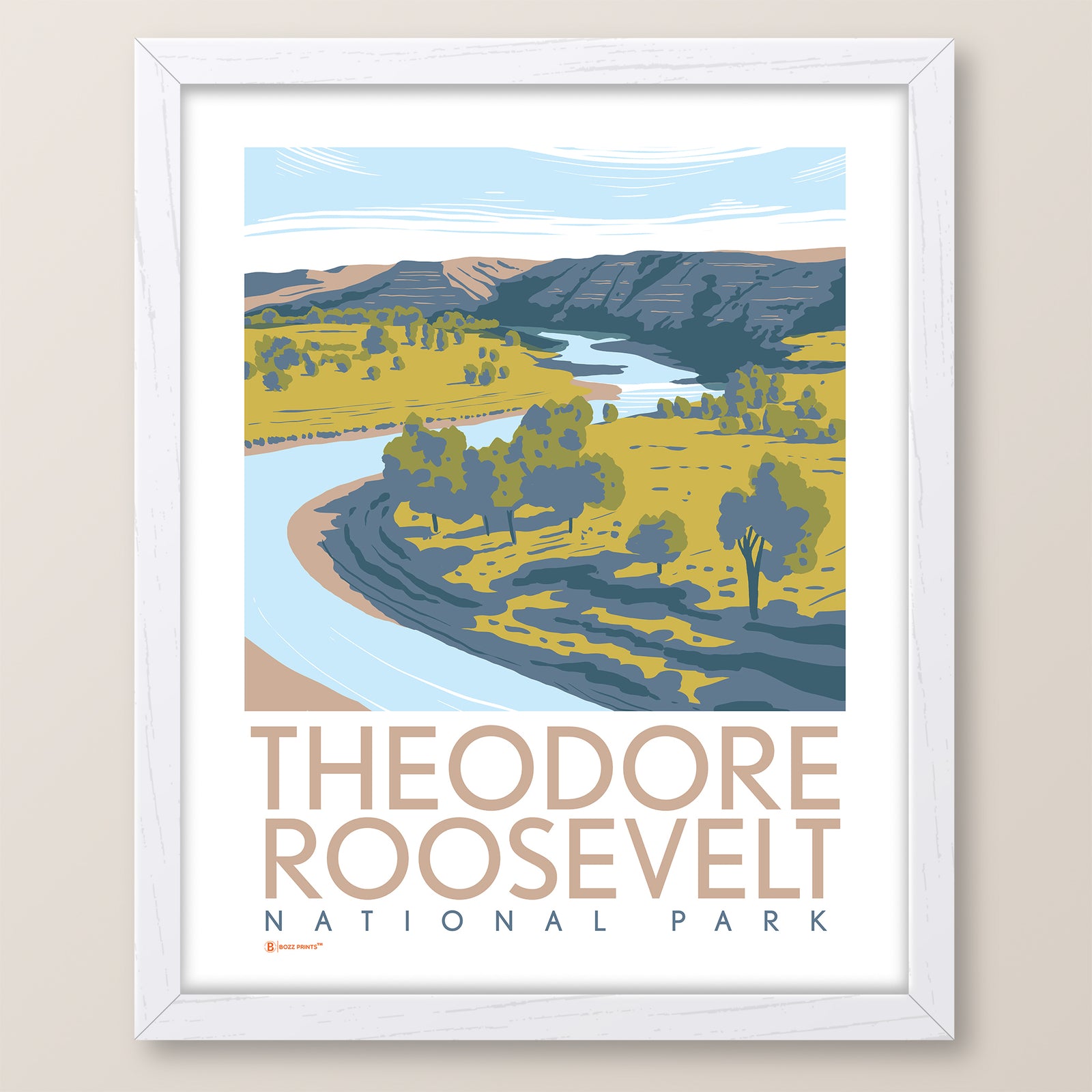 Theodore Roosevelt National Park Overlook Print