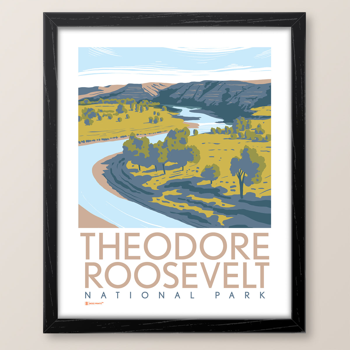 Theodore Roosevelt National Park Overlook Print