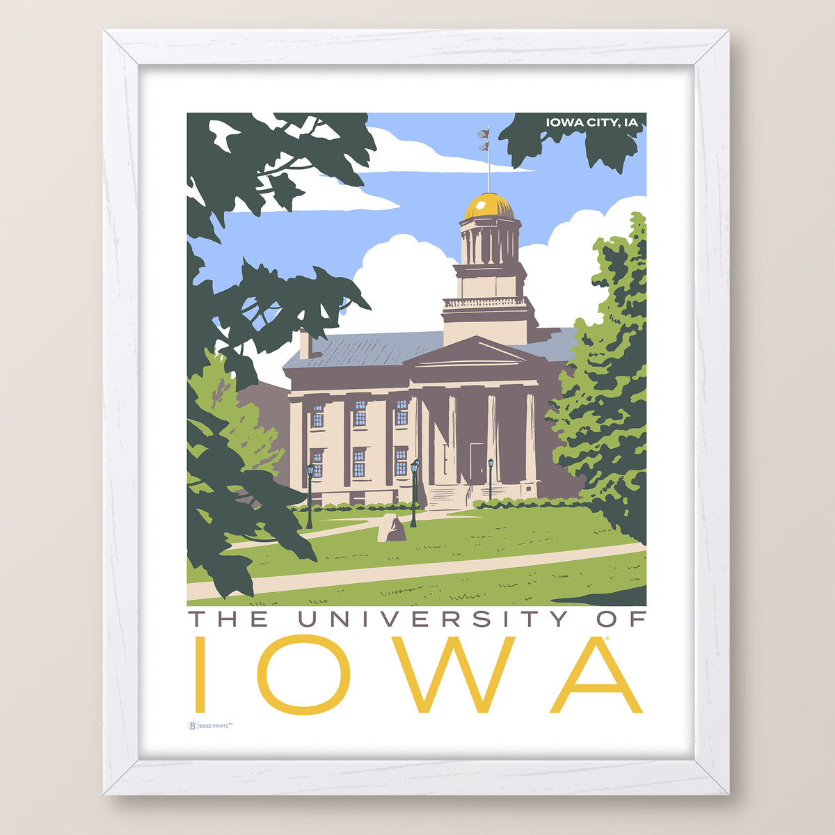 University of Iowa Old Capitol Print