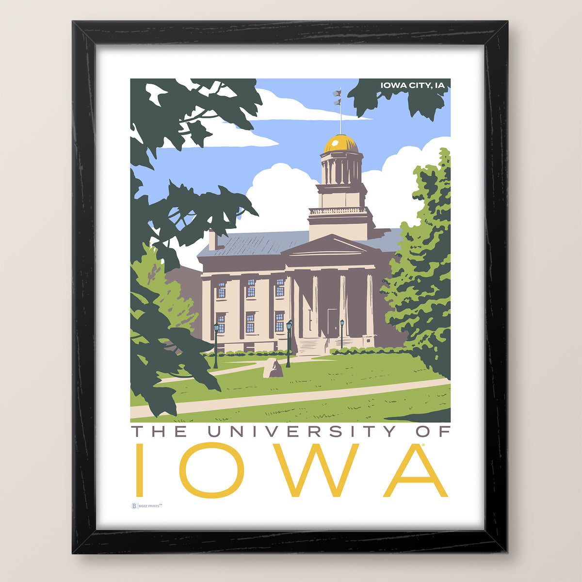 University of Iowa Old Capitol Print