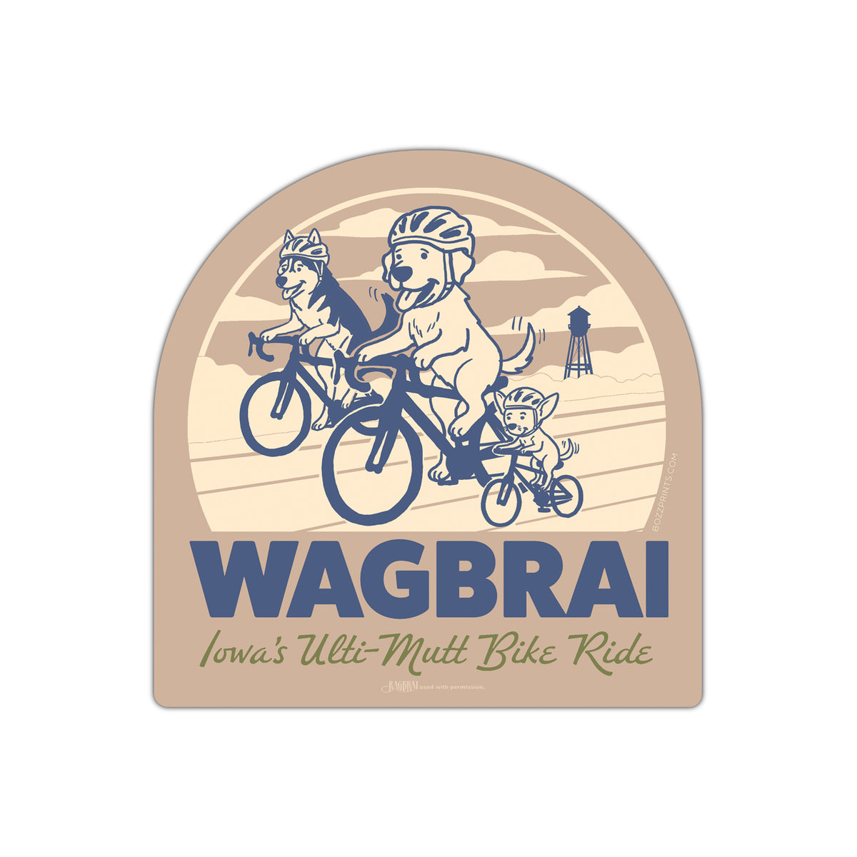 WAGBRAI Sticker