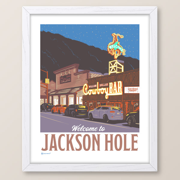 Welcome to Jackson Hole Art Print - Bozz Prints