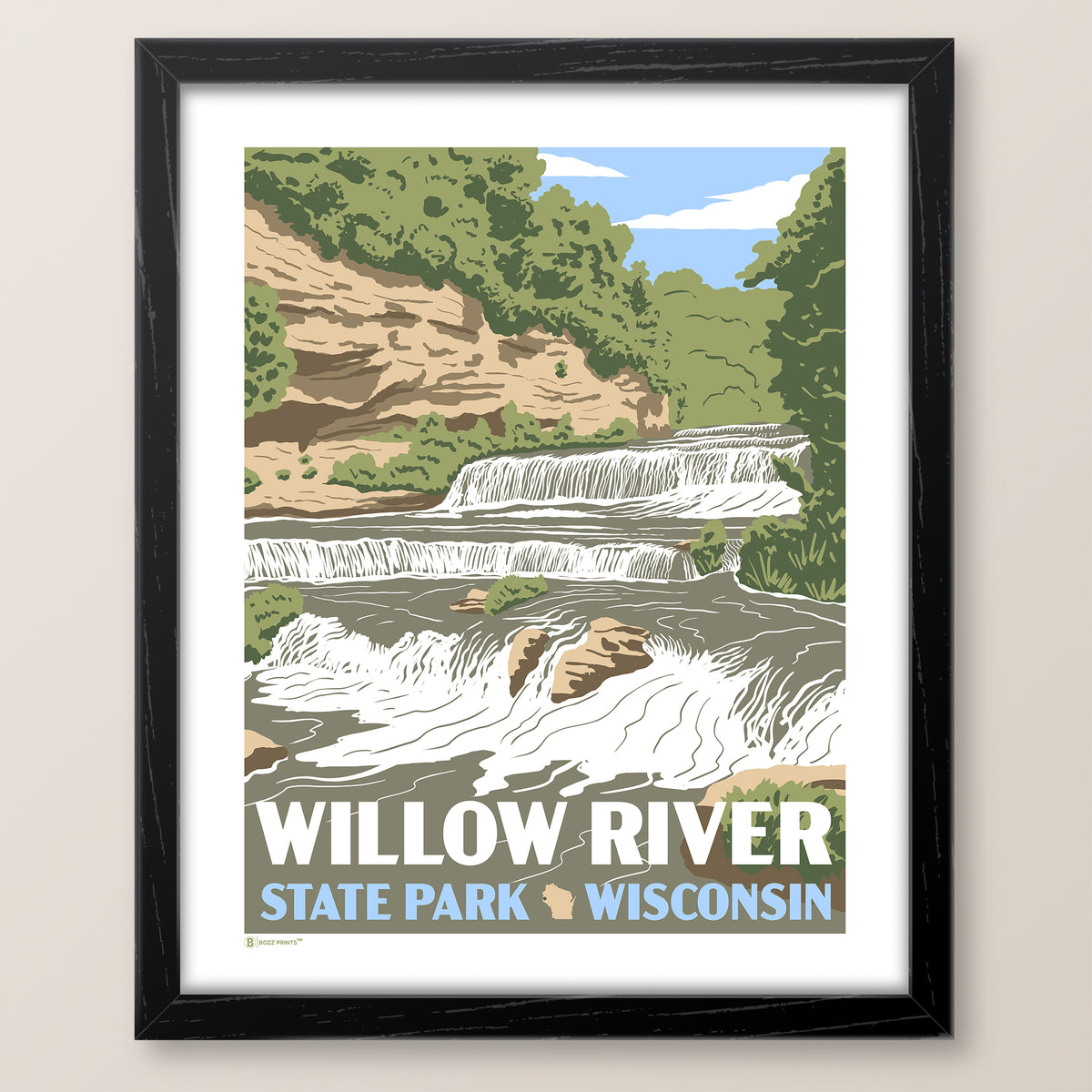Willow River State Park Wisconsin Print