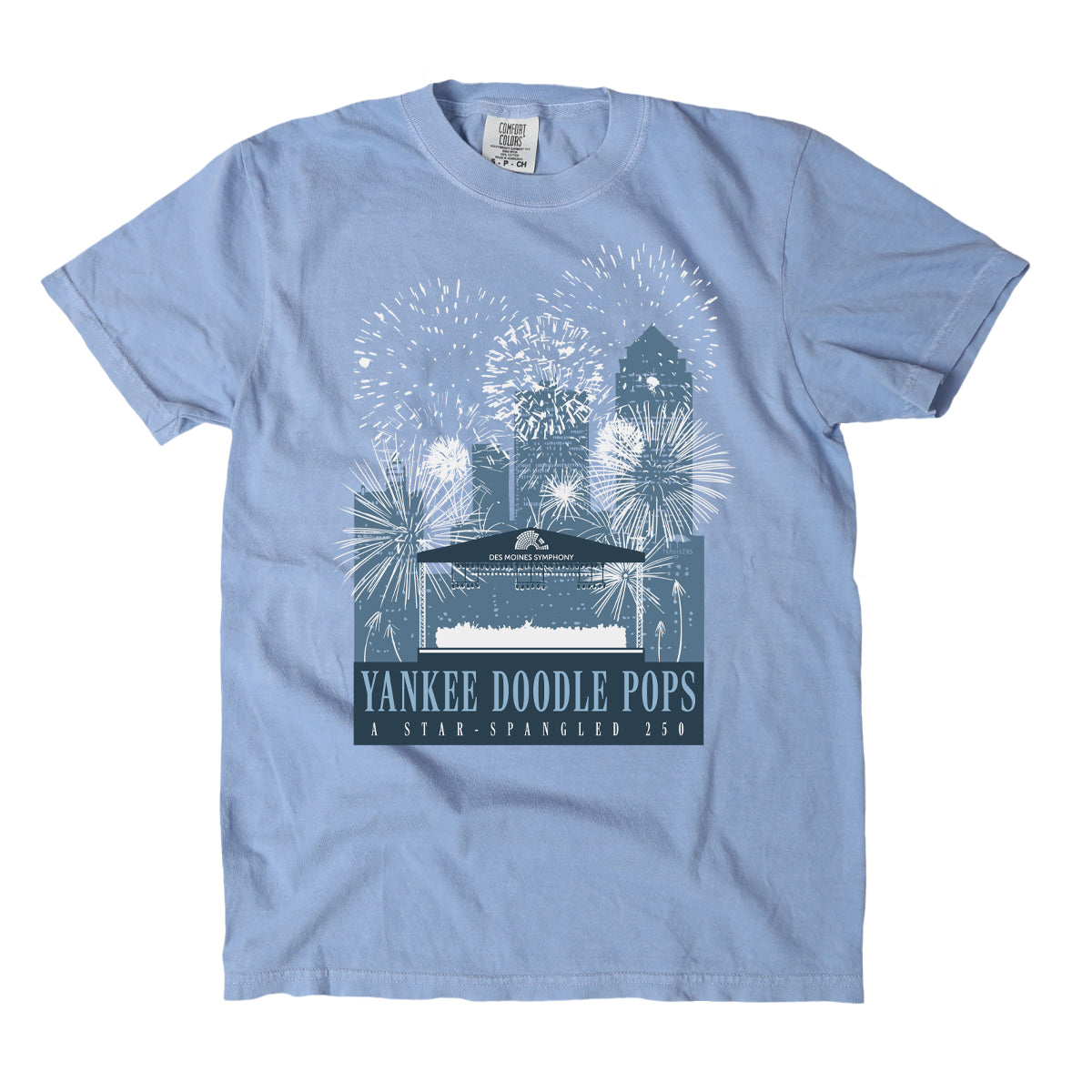 Des Moines Symphony's Yankee Doodle Pops 250 T-Shirt