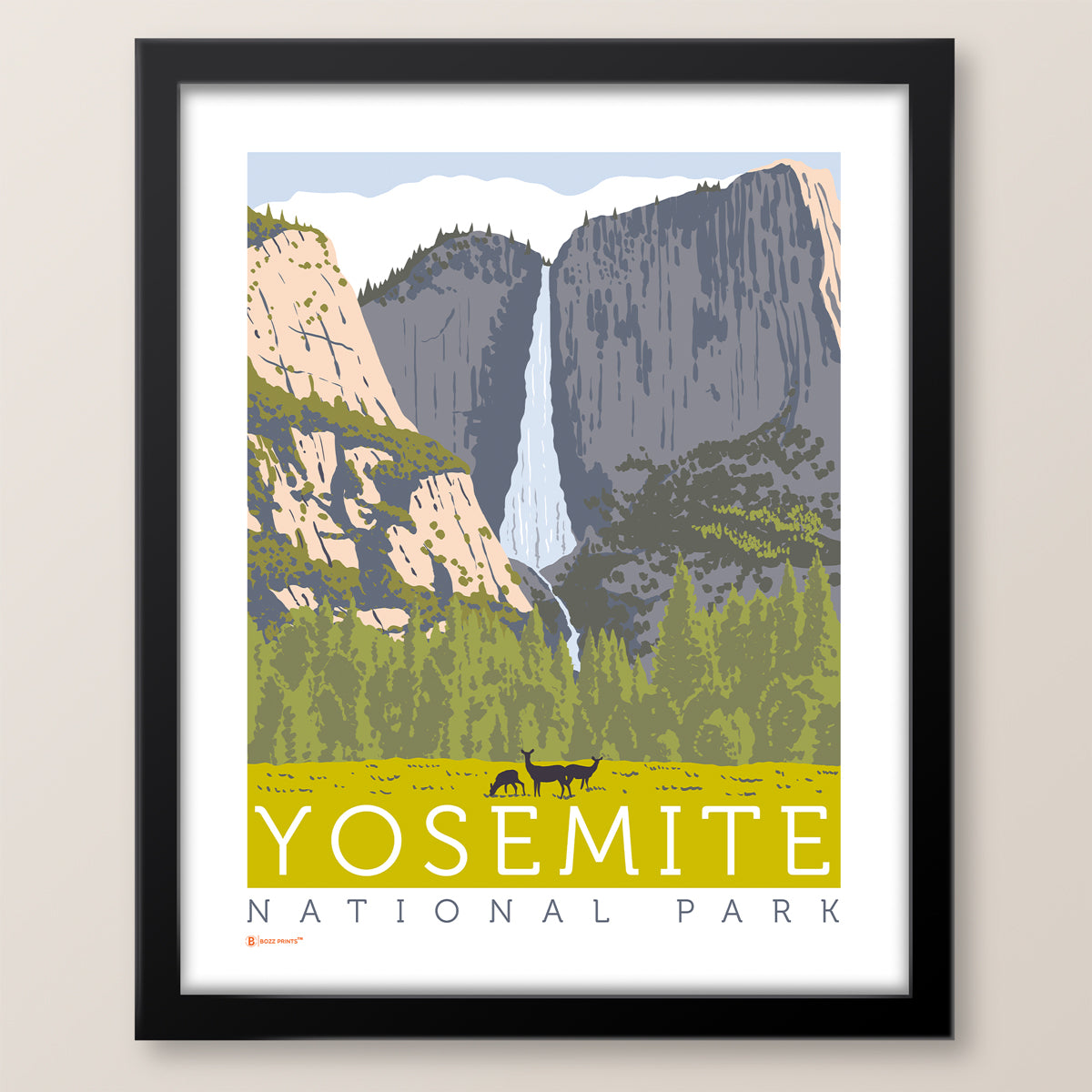 Yosemite National Park Yosemite Falls Print