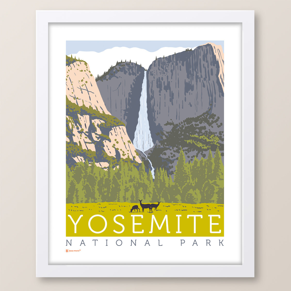 Yosemite National Park Yosemite Falls Print
