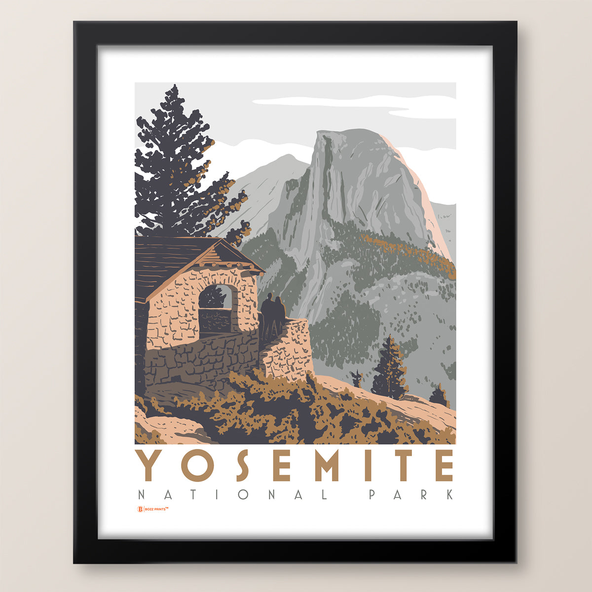 Yosemite National Park Half Dome Print