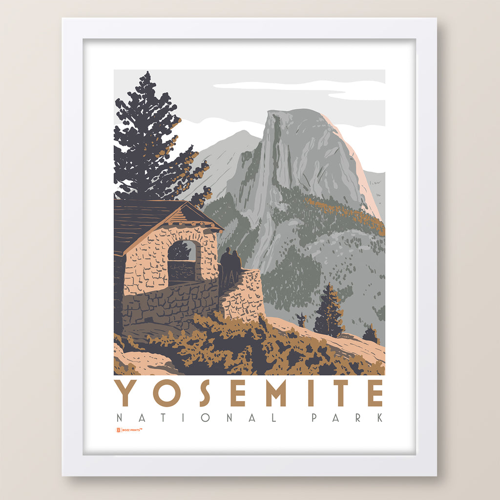Yosemite National Park Half Dome Art Print - Bozz Prints
