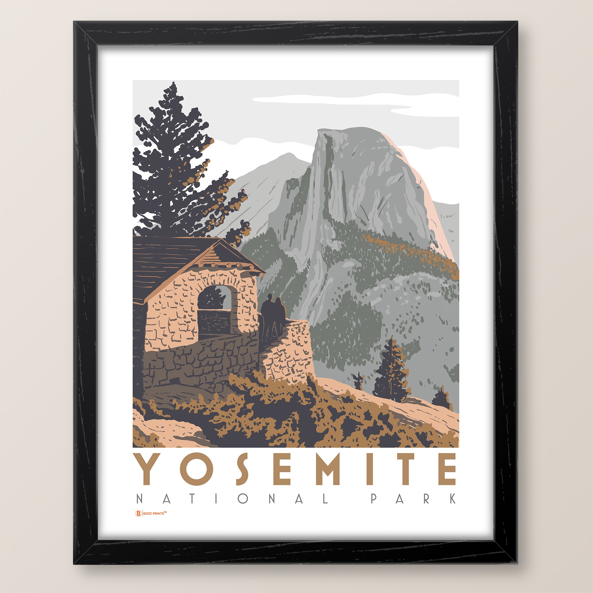 Yosemite National Park Half Dome Art Print - Bozz Prints
