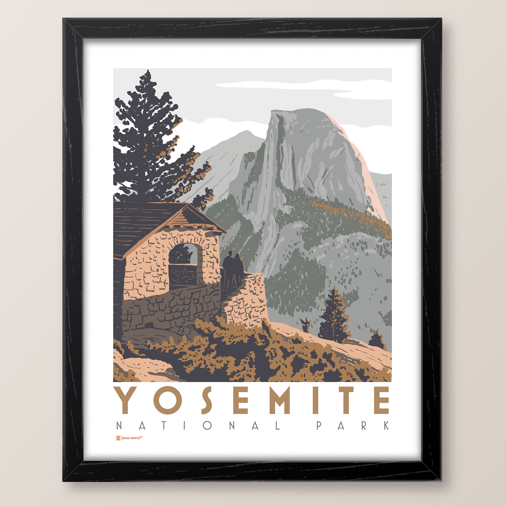 Yosemite National Park Half Dome Art Print - Bozz Prints