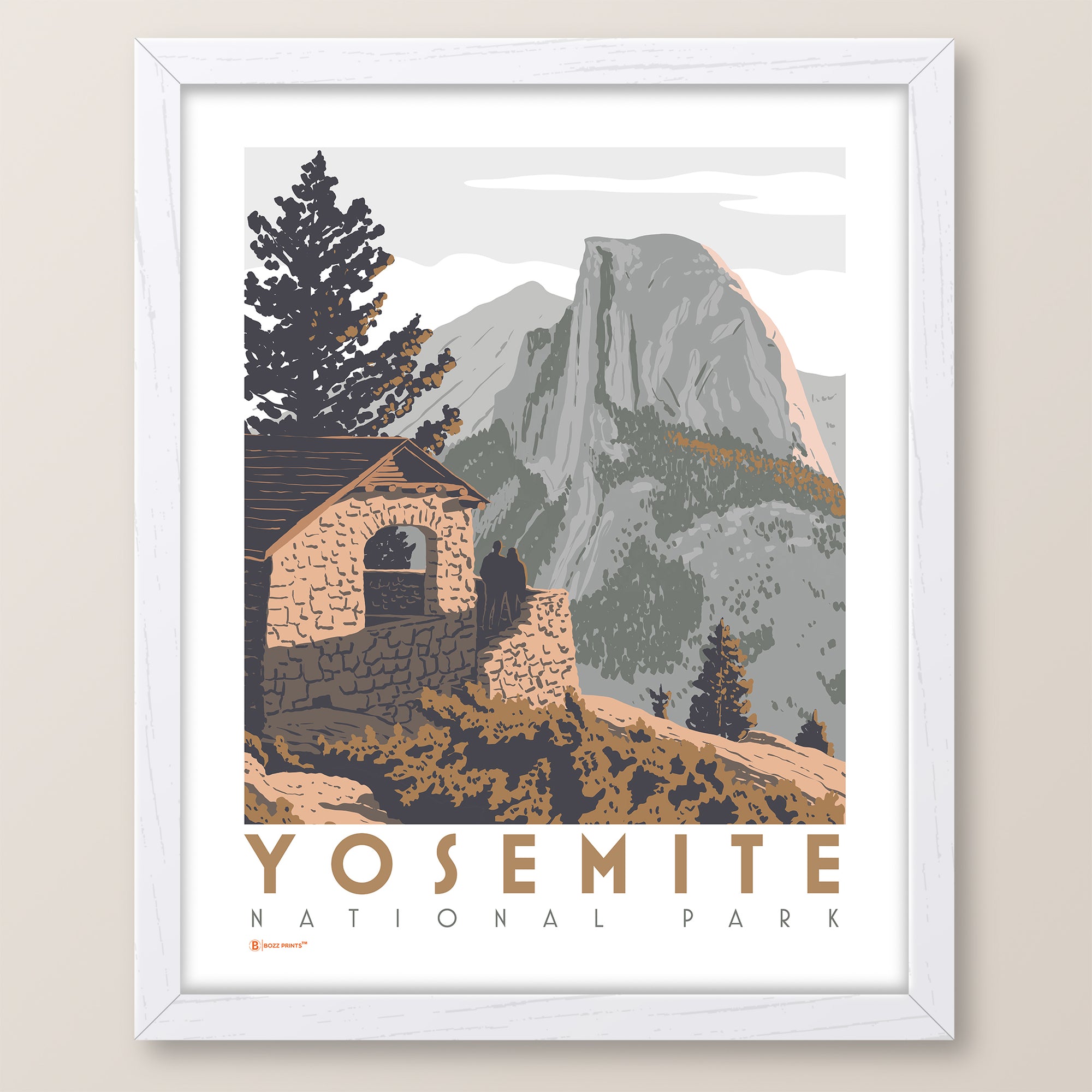 Yosemite National Park Half Dome Art Print - Bozz Prints
