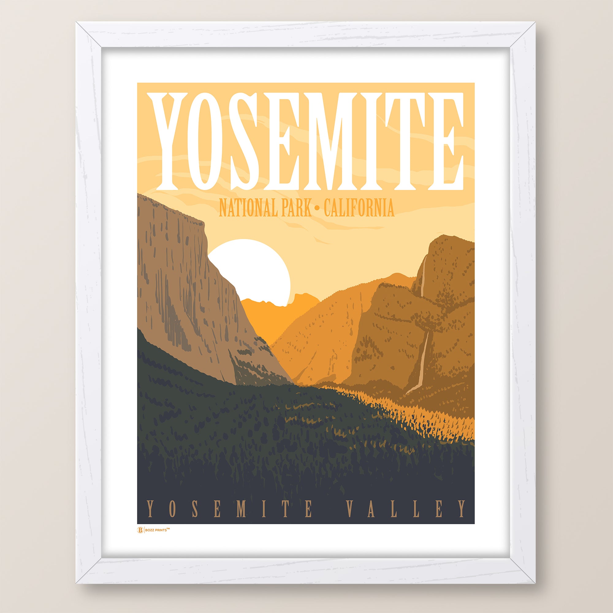 Yosemite National Park Yosemite Valley California Art Print - Bozz