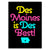 Des Moines is Des Best Greeting Card - Bozz Prints