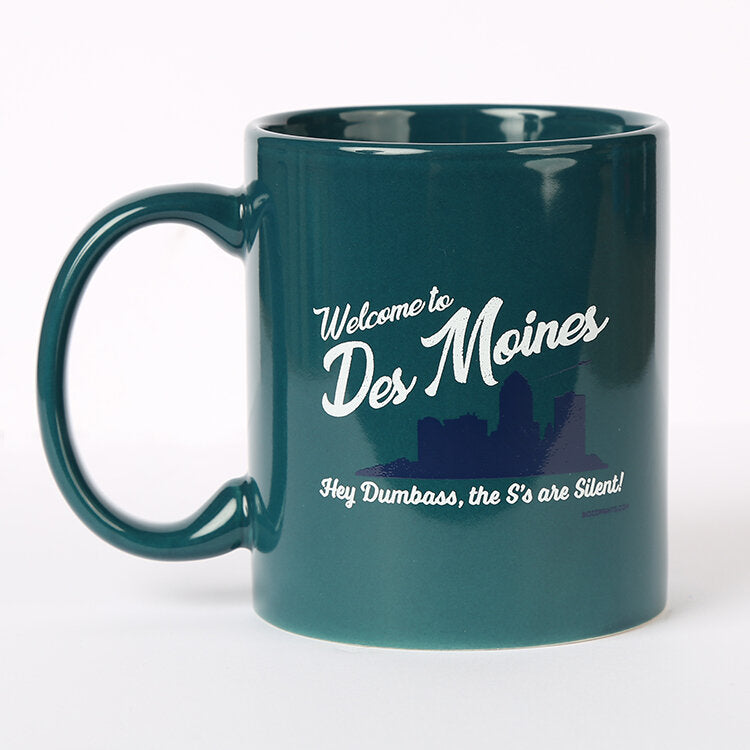 Des Moines The S's Are Silent Mug - Bozz Prints